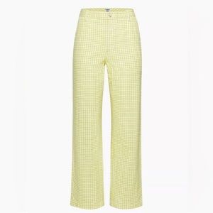 Sunday Best Jaden White/Pear Green Pants from Aritzia